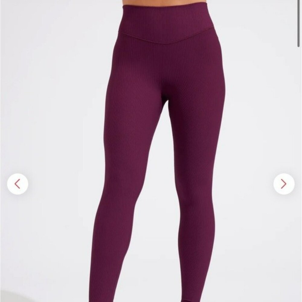 Buffbunny Material girl ribbed leggings -Med- Journey Collection- La Riena 1st